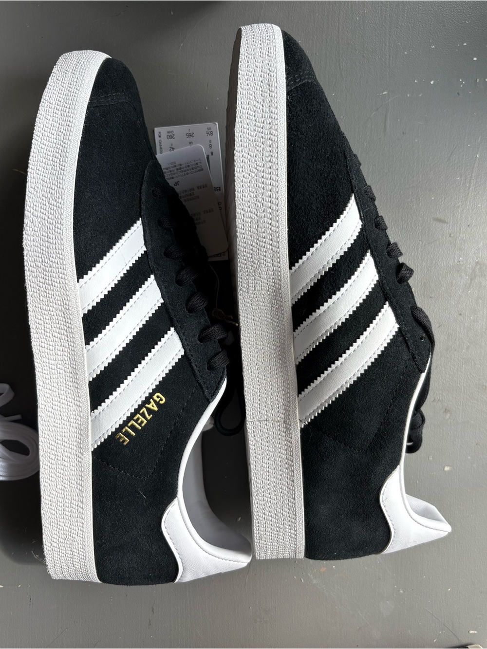 adidas Gazelle Men’s Sneakers — Black & White